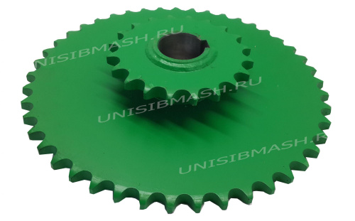 Звездочка двухрядная ПР 02.060 (z1/z2 - 45/22)